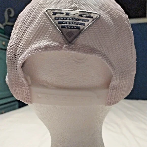 Columbia PFG Fishing Hat Cap Adjustable Snapback Pink Mesh Trucker Patch - Picture 7 of 10